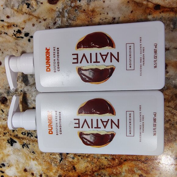 TWO limited edition Native Dunkin' Boston Kreme Moisturizing Conditioners - Picture 4 of 4